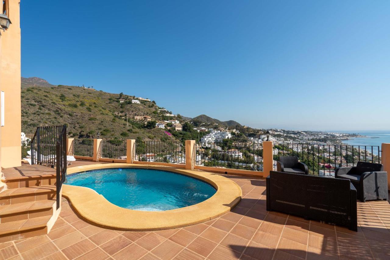 Chalet Con Vistas Al Mar Y Piscina Mojácar Exterior photo