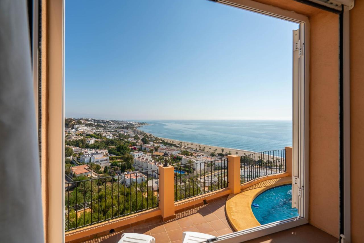 Chalet Con Vistas Al Mar Y Piscina Mojácar Exterior photo